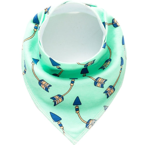 Cotton Triangle Baby Bibs