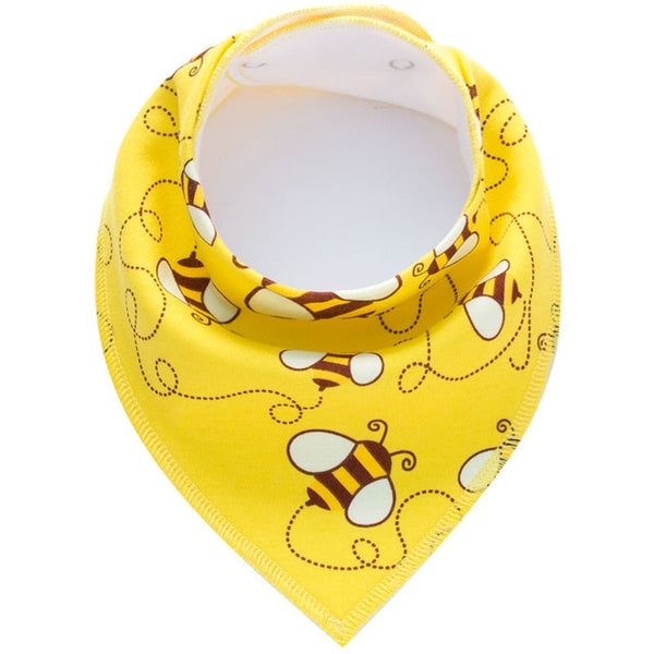 Cotton Triangle Baby Bibs