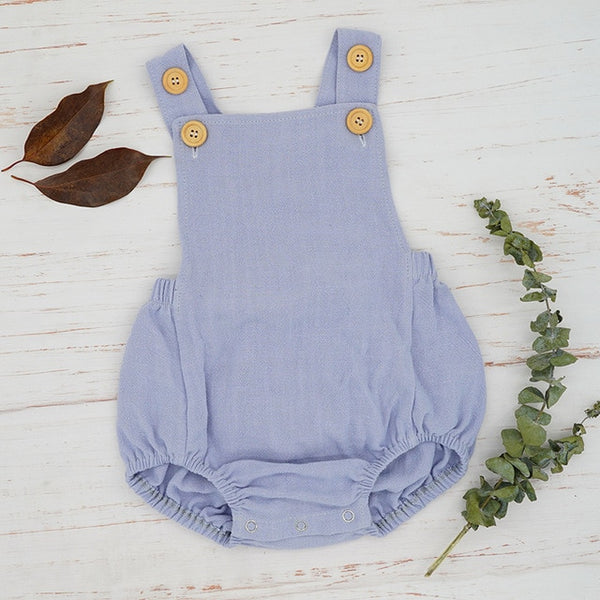 Linen Baby Romper