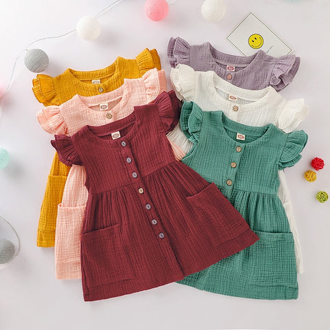 Button Front Summer Dress