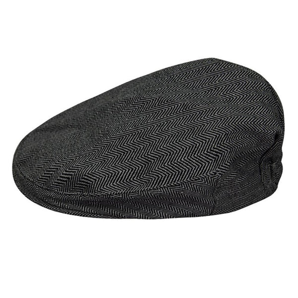 Handsome Toddler Herringbone Flat Cap