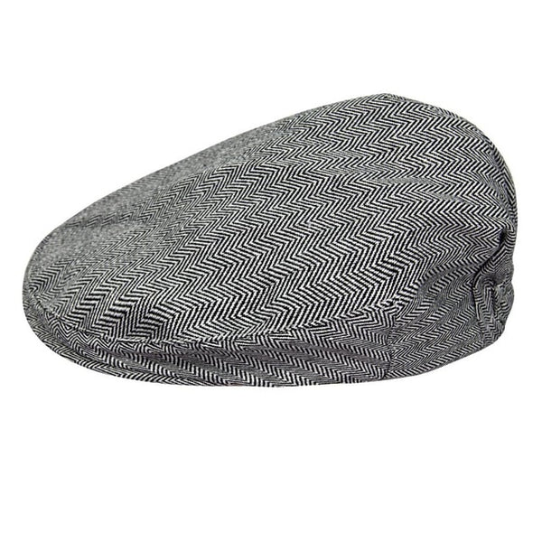 Handsome Toddler Herringbone Flat Cap