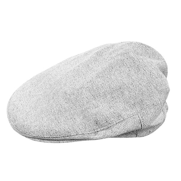 Handsome Toddler Herringbone Flat Cap