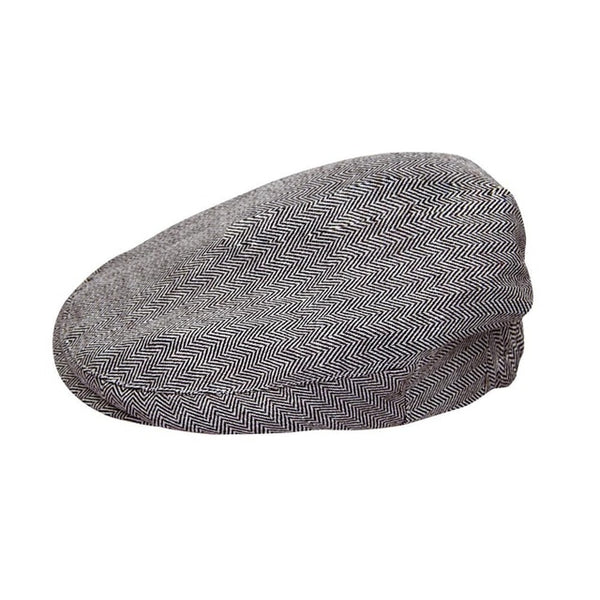 Handsome Toddler Herringbone Flat Cap