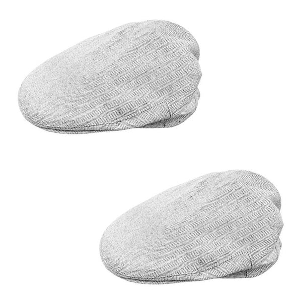 Handsome Toddler Herringbone Flat Cap