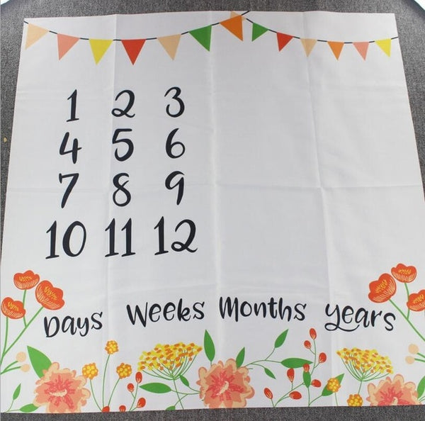 Monthly Growth Milestone Blanket