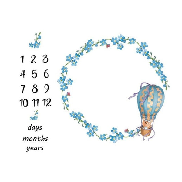 Monthly Growth Milestone Blanket