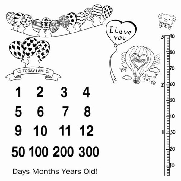 Monthly Growth Milestone Blanket