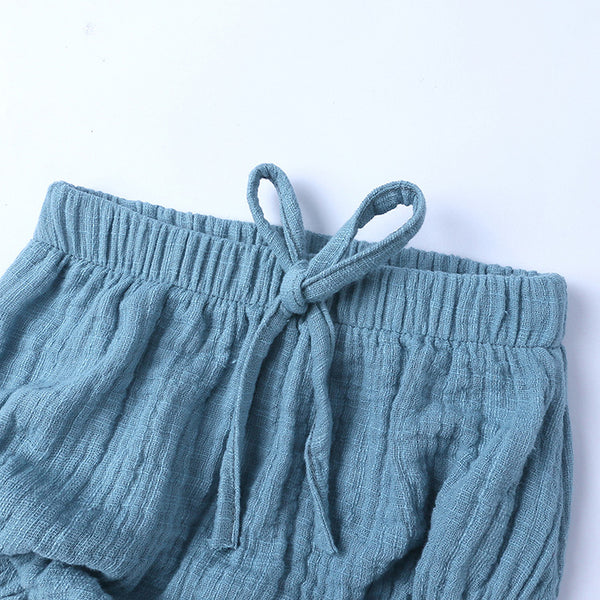 Linen Top & Shorts Set