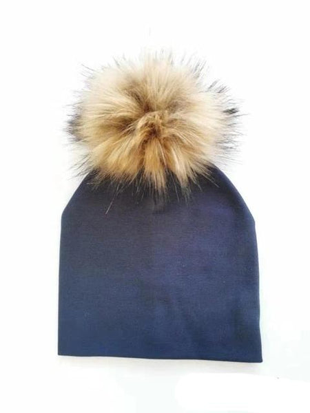 Pompom Baby Hat