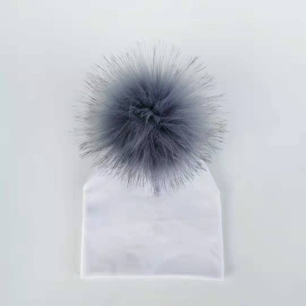 Pompom Baby Hat