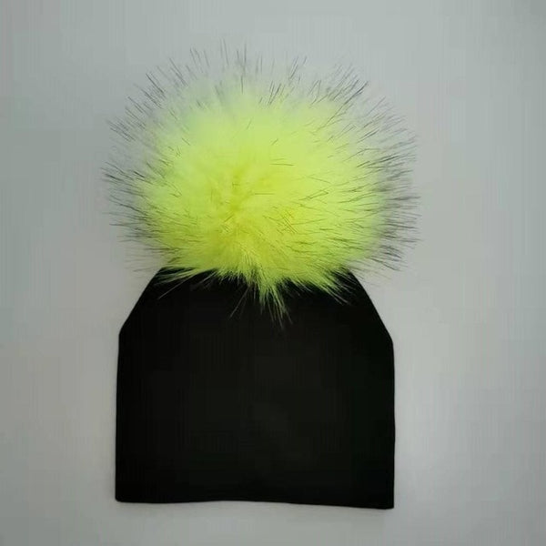 Pompom Baby Hat