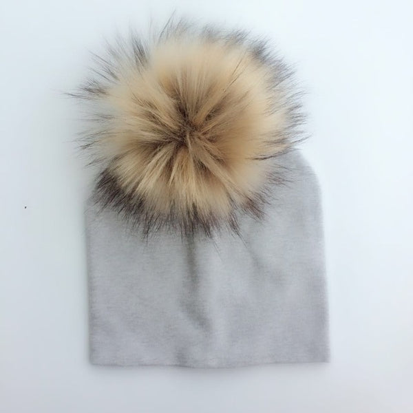 Pompom Baby Hat
