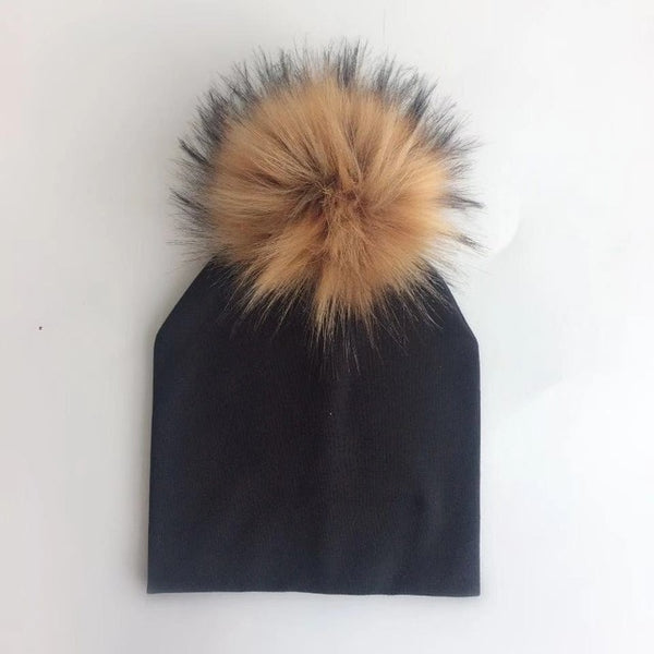 Pompom Baby Hat
