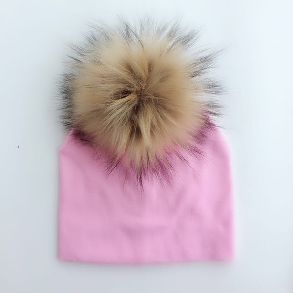 Pompom Baby Hat