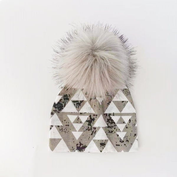 Pompom Baby Hat