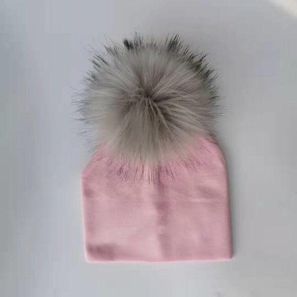 Pompom Baby Hat