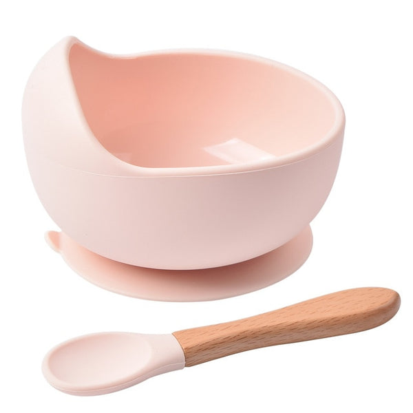 Silicone Suction Bowl & Spoon Set