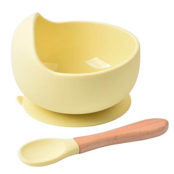 Silicone Suction Bowl & Spoon Set