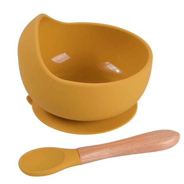 Silicone Suction Bowl & Spoon Set