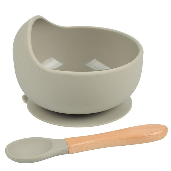 Silicone Suction Bowl & Spoon Set