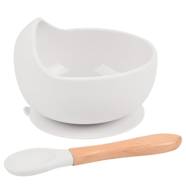 Silicone Suction Bowl & Spoon Set